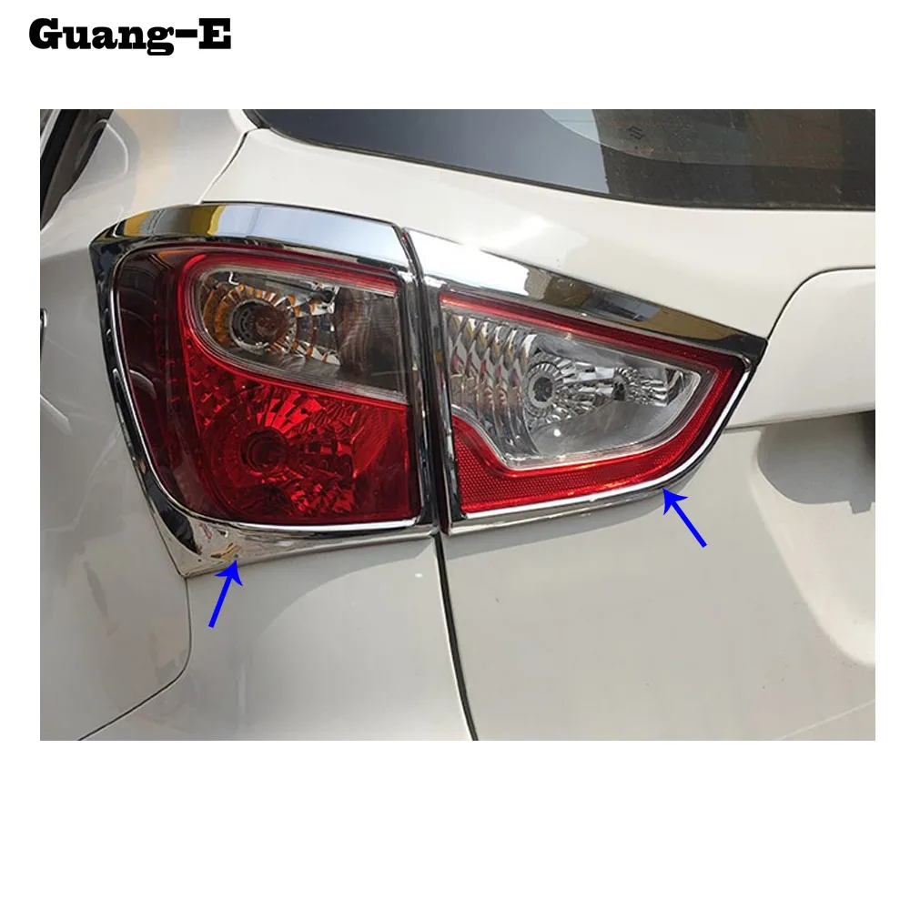 Car body styling Rear tail back Light lamp frame stick chrome ABS cover