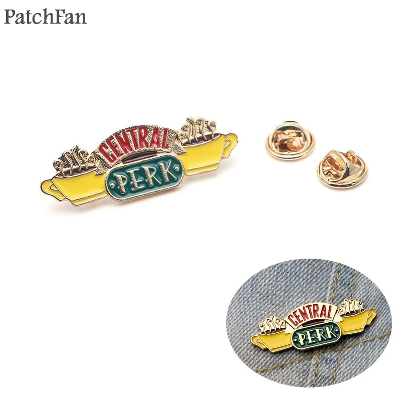 Patchfan друзья ТВ шоу цинковые булавки para рюкзак pride Одежда металлическая медаль для