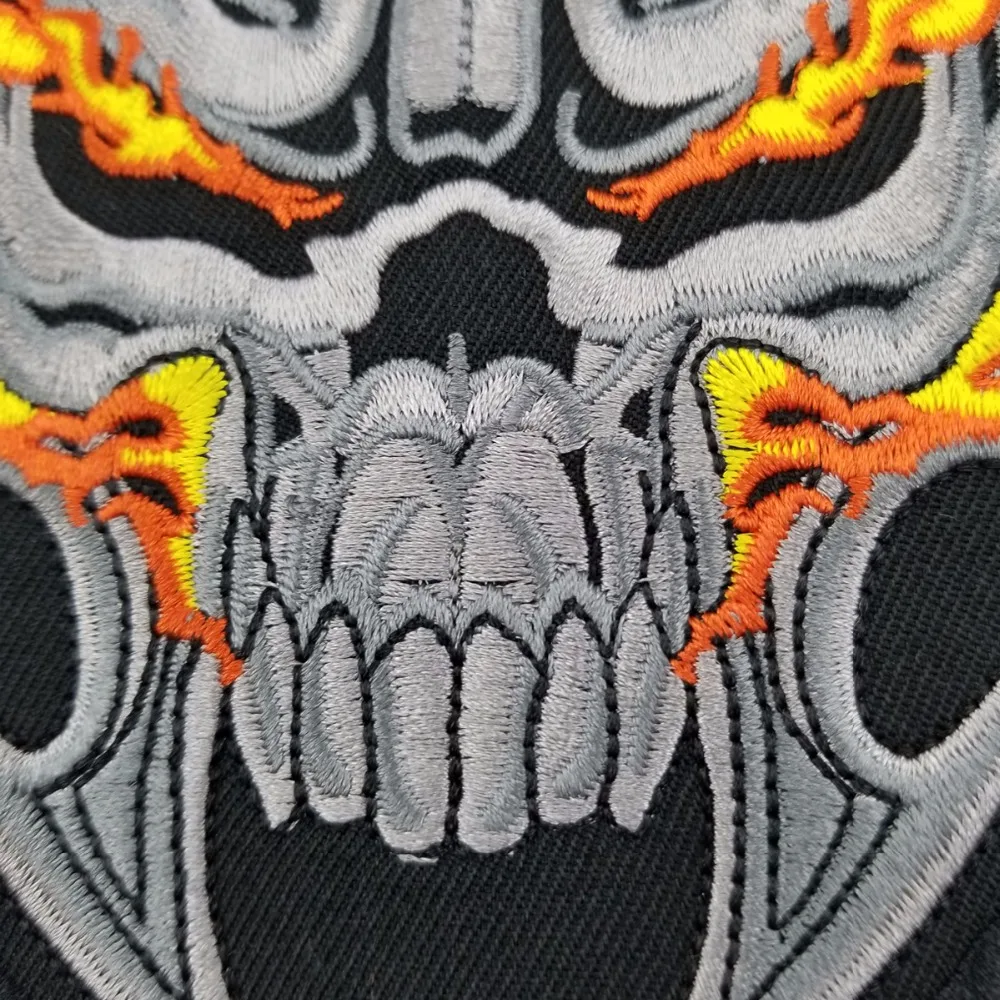 FULL BACKING PATCH custom free shipping motorcycle biker embroidered iron-on patch for jacket and vest (2)