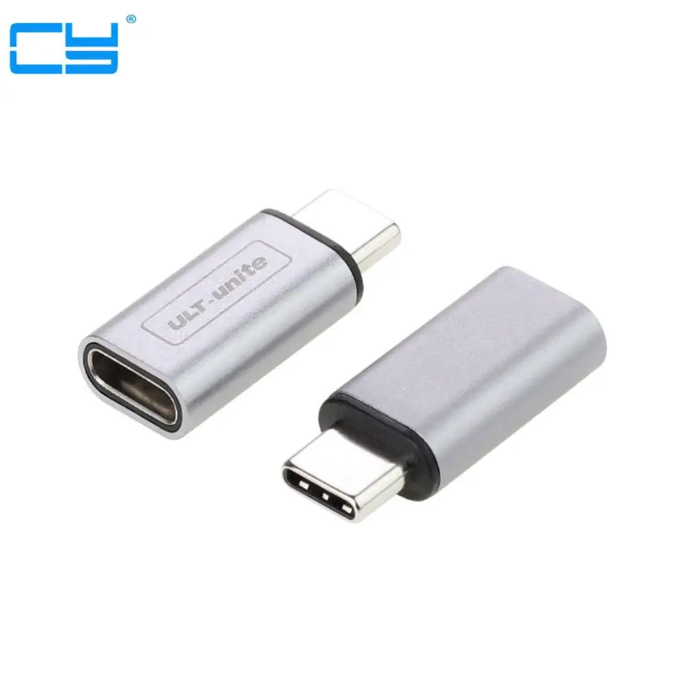 새로운 USB 유형 C 남성 여성 어댑터 변환기 10Gbps 표준 금속 USB-C
