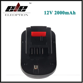 

12V 2000mAh Ni-CD Battery For Black & Decker FSB12 BD1204L BD-1204L B-8315 BPT1047 A12 HPB12 A12-XJ A12EX A1712 FS120B FS120BX