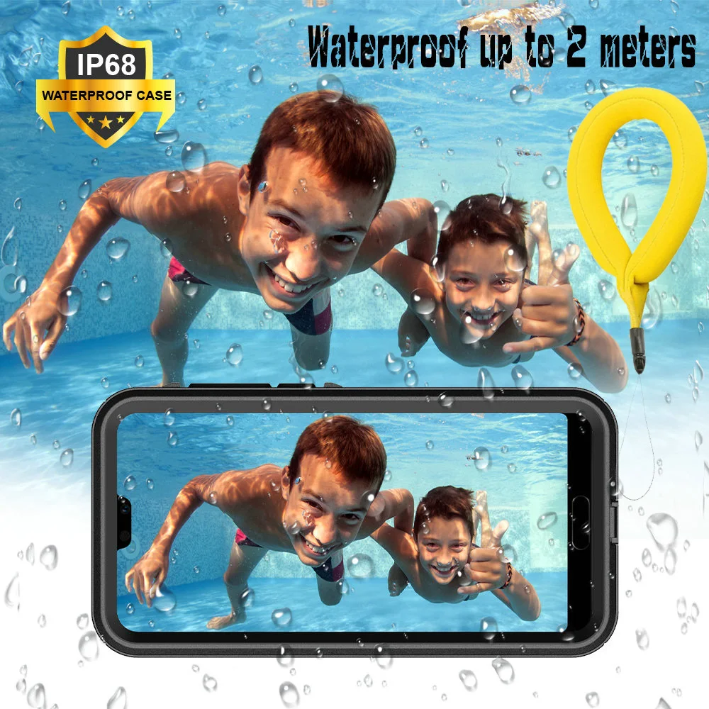 RedKoi Huawei P20 Pro Waterproof Case Funda Protect Clear Shell for Lite 20 Prp Snow Diving WaterProof Cover | Мобильные телефоны и
