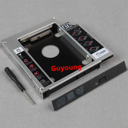 

New 2nd SATA HDD SSD Hard Drive Caddy 12.7mm for HP Pavilion DV3 DV4 DV5 DV5Z DV5T DV6 DV7 DV8 HDX18 HDX16 TS-LB23L