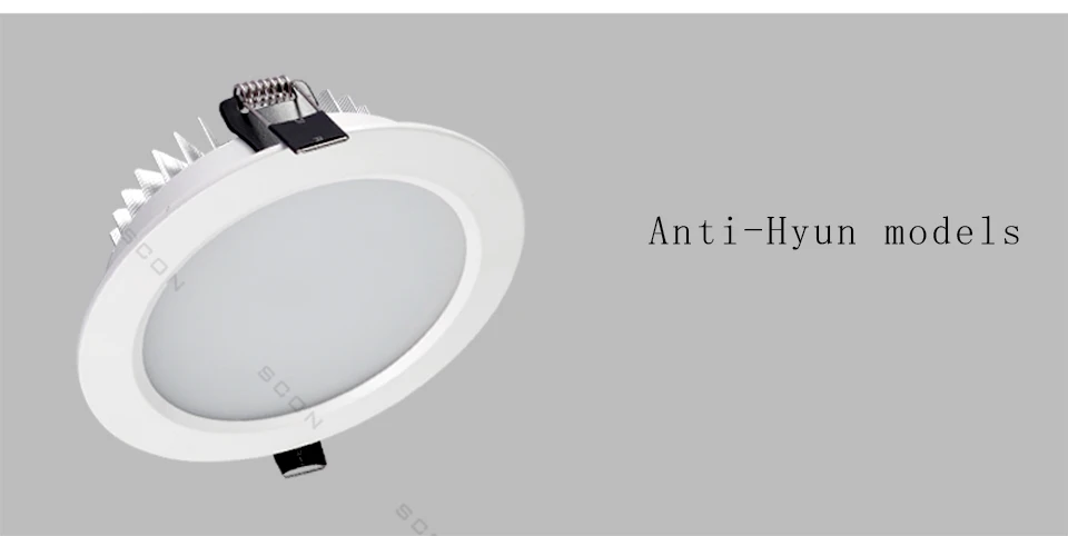 SCON 2,5 дюймов 5 Вт AC110-240V круглый водонепроницаемый светодиодный мини-светильник CRI RA> 85 OSRAM встраиваемый потолочный светильник внутренний светильник