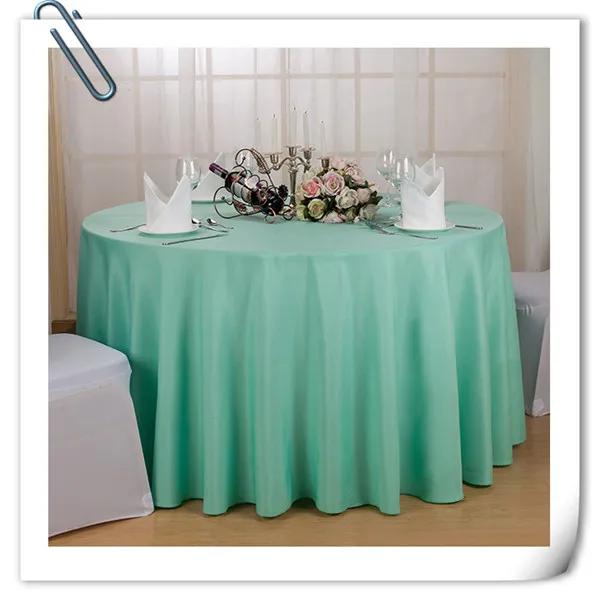 Big Discount !! 20 pieces 70 '' round polyester blue table cloth/table