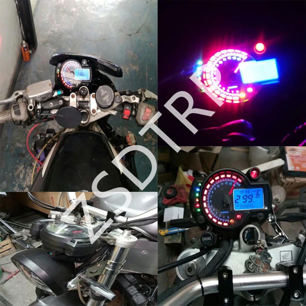 Горячая Распродажа, цифровой спидометр для мотоцикла, ЖК-метр, модель KOSO RX2N, универсальный скутер, модифицированный, Макс 299 км/ч