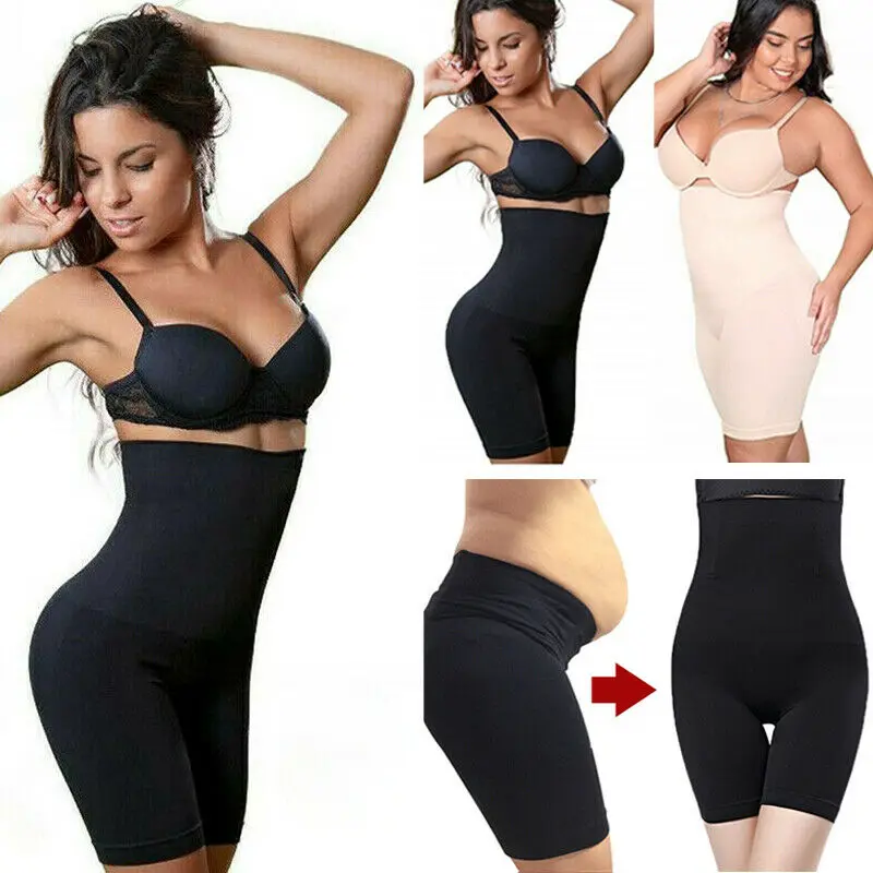 

Hirigin Yoga Body Building Shorts Plus Size Women Slim Control Panties High Wasit Women Body Shapers Fajas 2019 Waist Trainer