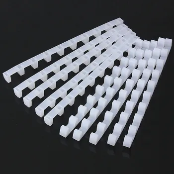 

Hot Sale 10Pcs White Wide Beehive Plastic Frame Ends / Spacers Bee Rasing Nurturing Divider Beekeeping Equipment Tools Apicult