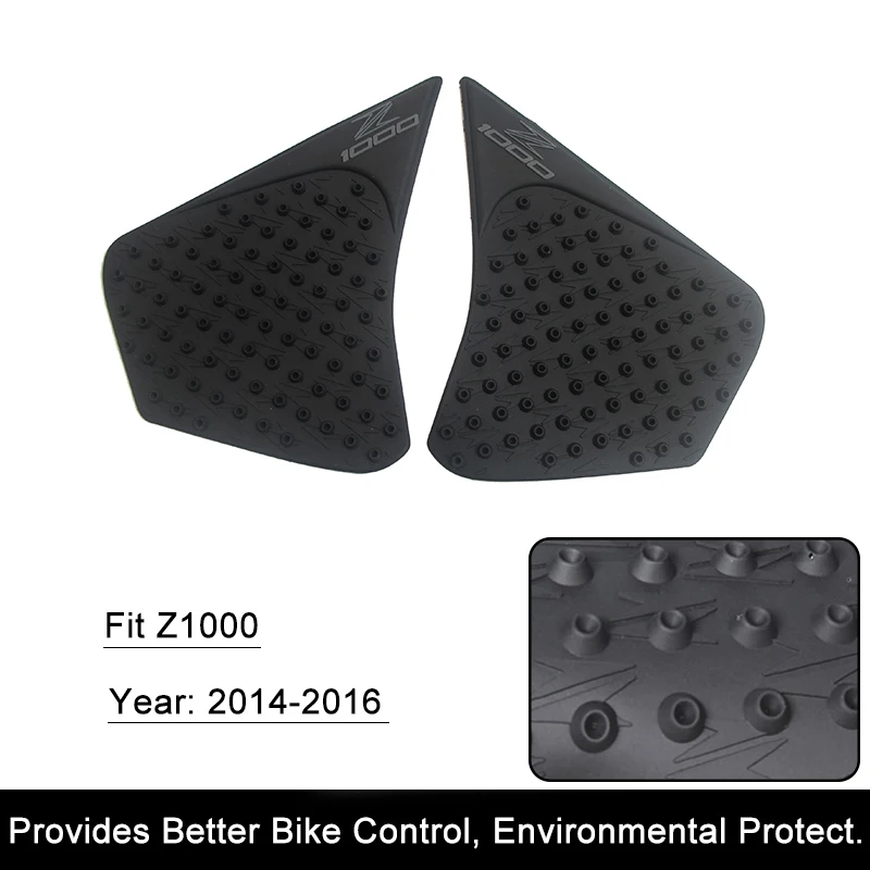 For Kawasaki Z1000 2014 2015 2016 Z1000 Motorcycle Anti slip Tank Pad 3M Side Gas Knee Grip Traction Pads Protector Sticker (2)