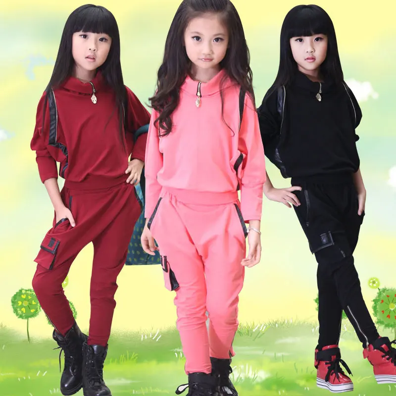

2017 Children Korean New Suit Spring and Autumn High-grade Suit for Girls Clothing Set