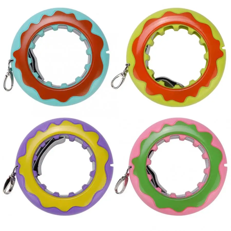 

Automatic Retractable Running Jogging Nylon Double-head Rope with Round Shaped Handle