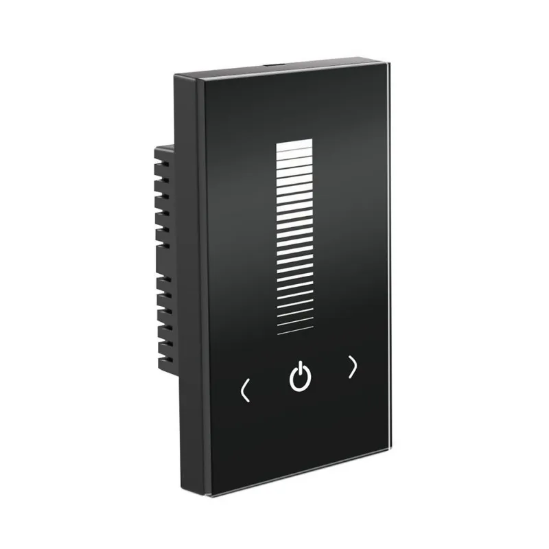Wall mounted Glass Touch Panel LED Dimmer Switch ...
