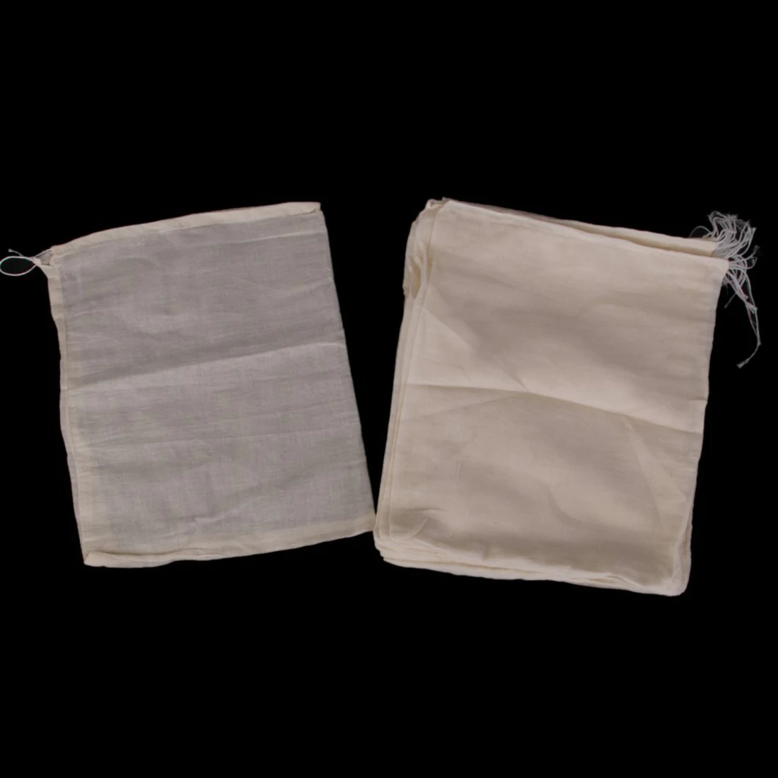 

UESH-20 Reusable Nut Milk Strainer Filter bag for Juice tea Fruit juice in Cotton mesh 25 X 20cm