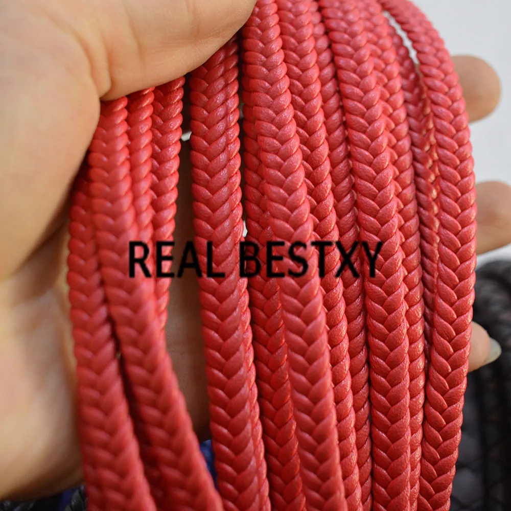 Настоящее BESTXY 5 м/лот 7*3 мм красный цвет нити DIY инструменты супер волокна кожаные