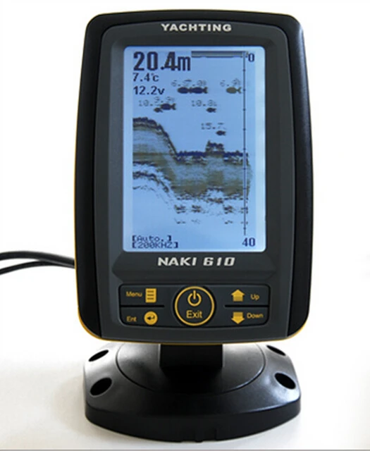 Best price at $378 Cheap 4.5inch Compact Dual Beam Sonar Fish finder NAKI610 Boat Fish Finder