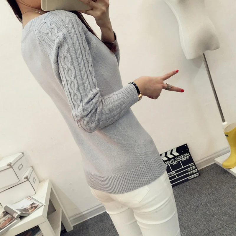 Продажа TIGENA, хит продаж, зимний женский свитер, 2019, вязаный джемпер с длинным рукавом, женский свитер и пуловер, Женский трикотажный пуловер, Женский ...