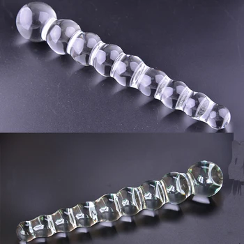 ANAL PLUG glass dildo artificial penis dick vibrator crystal anal bead butt plug prostate massage masturbate Sex toy for adult 5