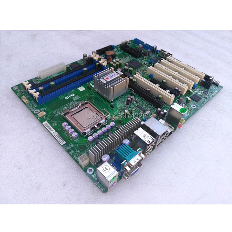 C2SBC-Q server workstation motherboard LGA 775 5*PCI tested working | Электроника