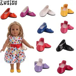 18 дюймов кукольная обувь мини кукла аксессуары Принцесса Яркая кожаная обувь, чтобы сделать лучший подарок для детей