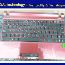 Wellendorff /оригинальная красная верхняя крышка C оболочка для ASUS U24 U24E U24E-1A SP Испания клавиатура Упор для рук topcase C крышка