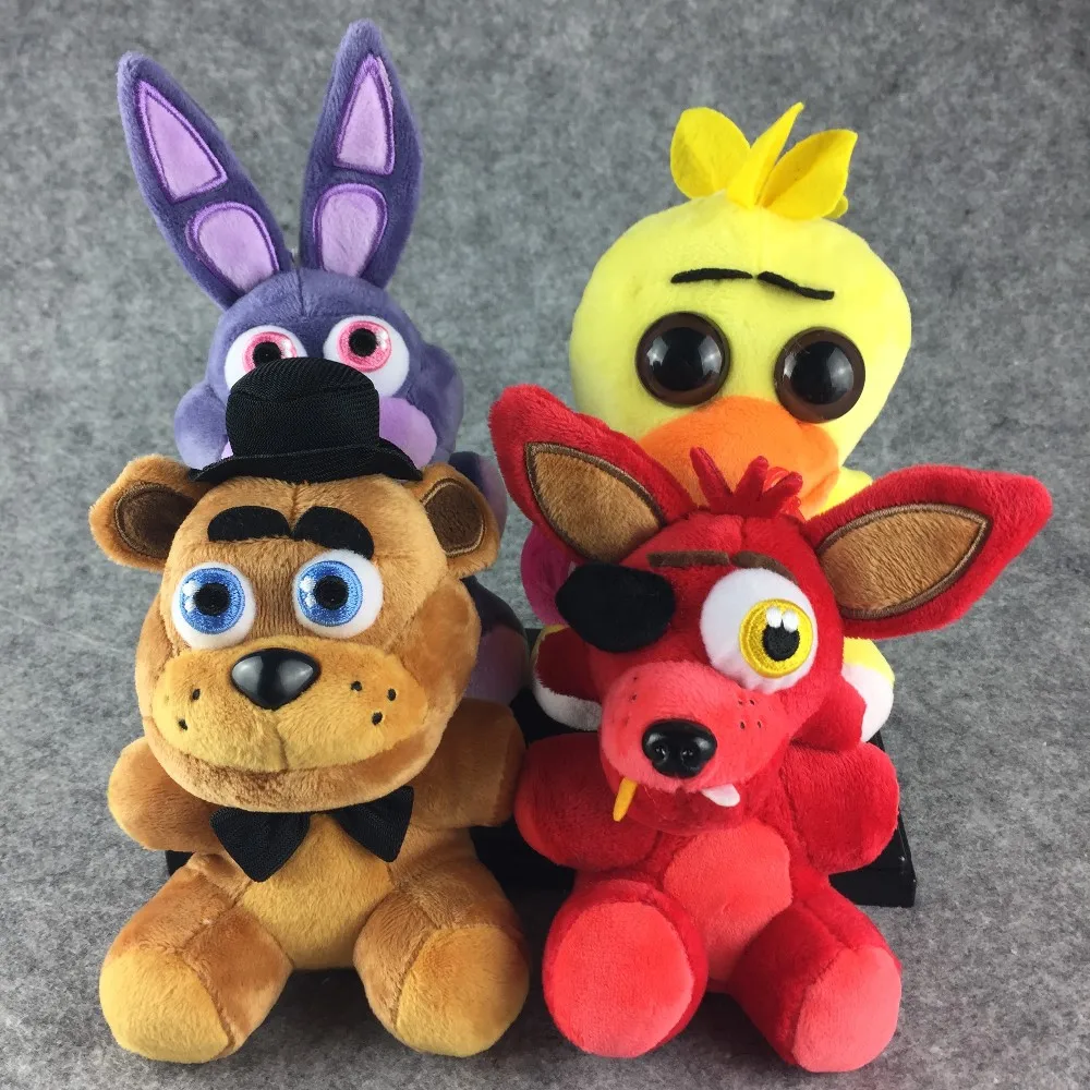 Kawaii Five Nights At Freddy's 4 Juguetes Fnaf World медведь Фредди Бонни и Чика Плюшевые чучело животных Foxy детские игрушки peluches кукла