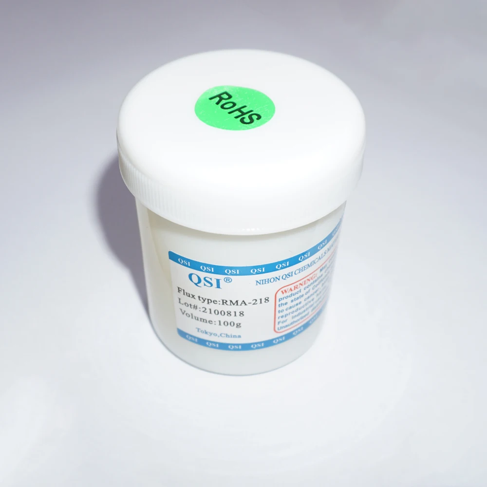

Promotions clear QSI RMA-218 bga Solder Flux Paste 100g for SMT Reballing