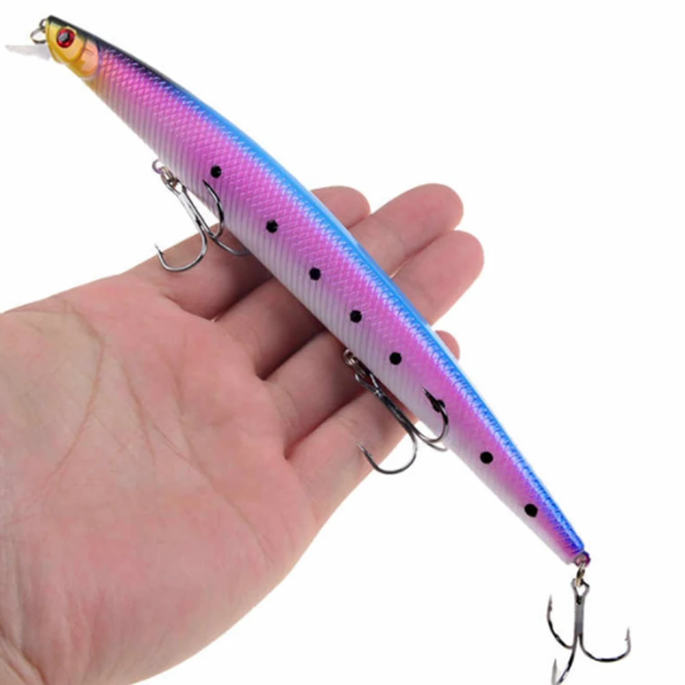 1 PCS 18cm / 24.48g Big Mino Artificial Fishing Bait Doing Quality Professional Bass Crank Wobbler Gear 10 Colors | Спорт и