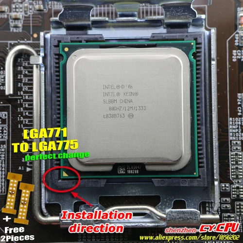 Процессор Intel Xeon X5482 3,2 ГГц/12 м/1600 близкий к LGA771 Core 2 Quad Q9650 Q9550 cpu работает на материнской плате LGA 775 2 штуки бесплатно