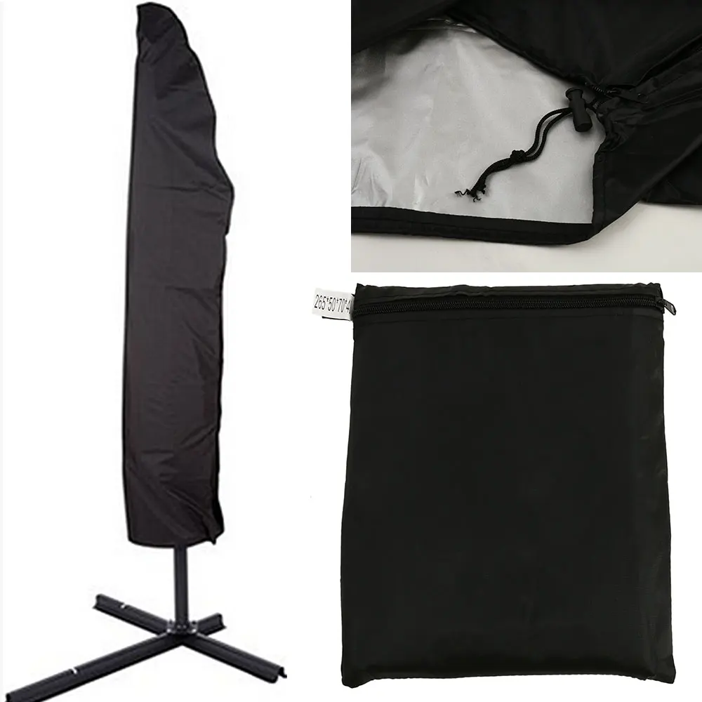 

Outdoor Furniture Patio 7-13' garden Offset Umbrella Cover Waterproof For Outdoor Garden Patio Umbrellas With Zipper