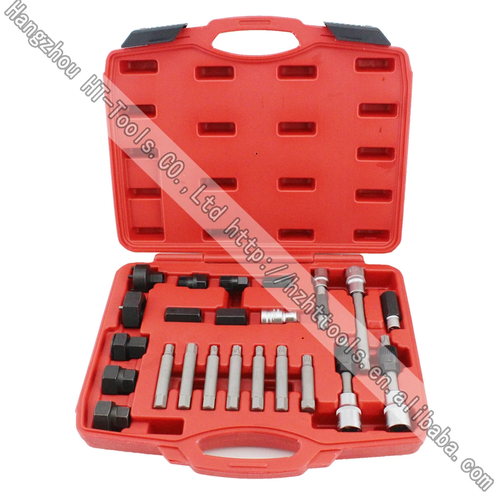 

24pcs Hand Tool Set Alternator Freewheel Pulley Removal Set