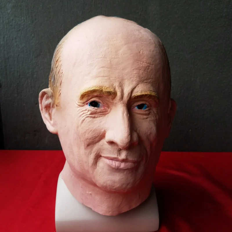 Забавные реалистичные Латекс Знаменитости Дональд Трамп Путин маска президента Хэллоуин Мяч косплэй маски для век костюм вечеринки