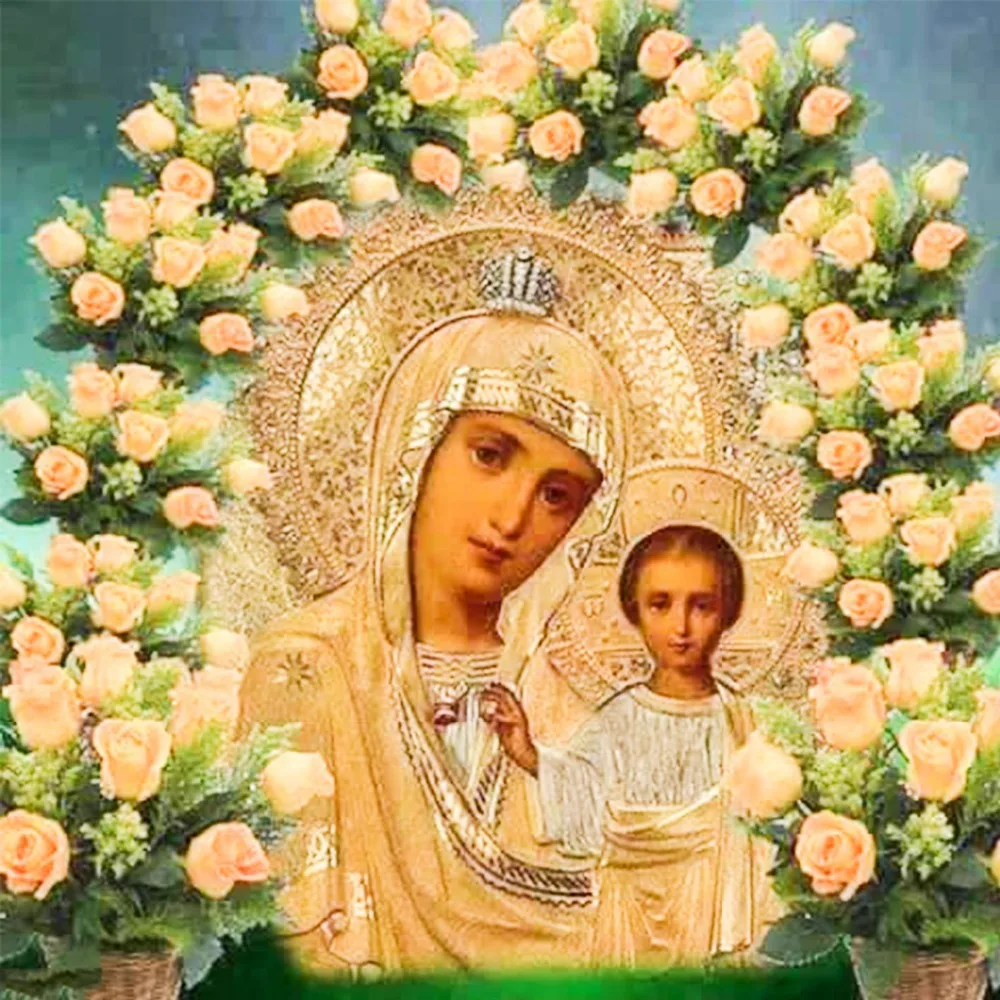 Aliexpress.com : Buy 5d diy Diamond painting virgin Mary son and