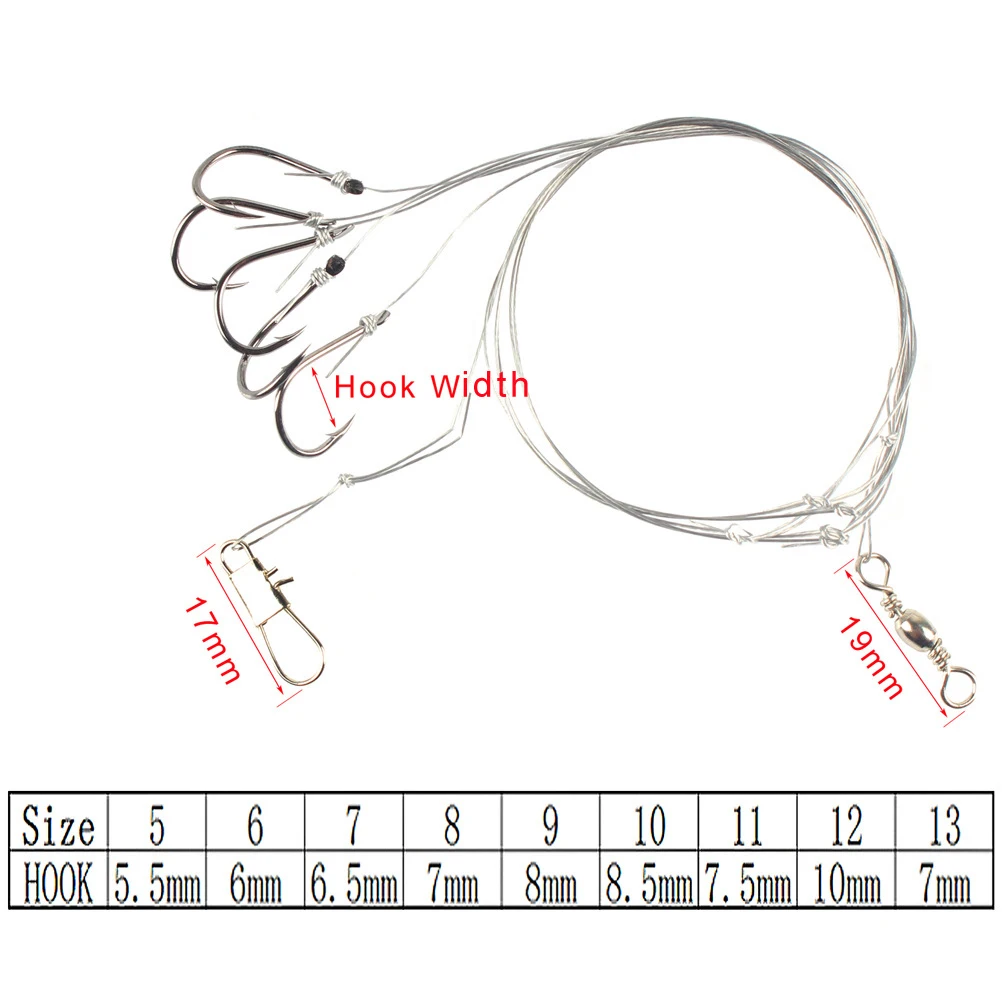 Рыболовный крючок из высокоуглеродистой стали с 5 мелкими крючками, вертлюжная рыбалка, сделка с искушением, приманка, рыболовные крючки, снасти, аксессуары