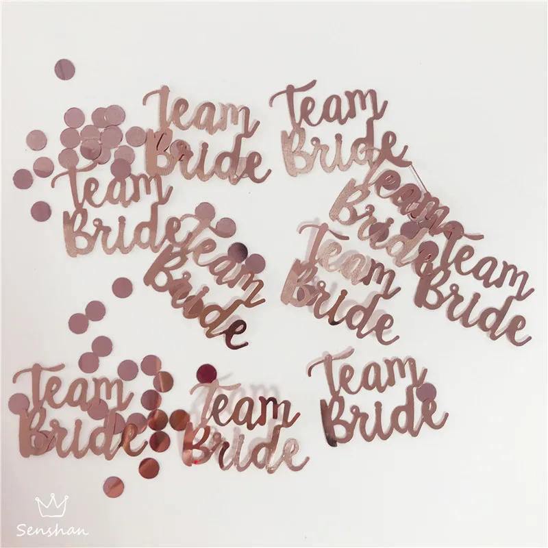 Hen Party Team Bride Confetti Decoration Bridal Shower Bachelor party Supplies Team Decoration  Bride Confetti Wedding (4) - 副本
