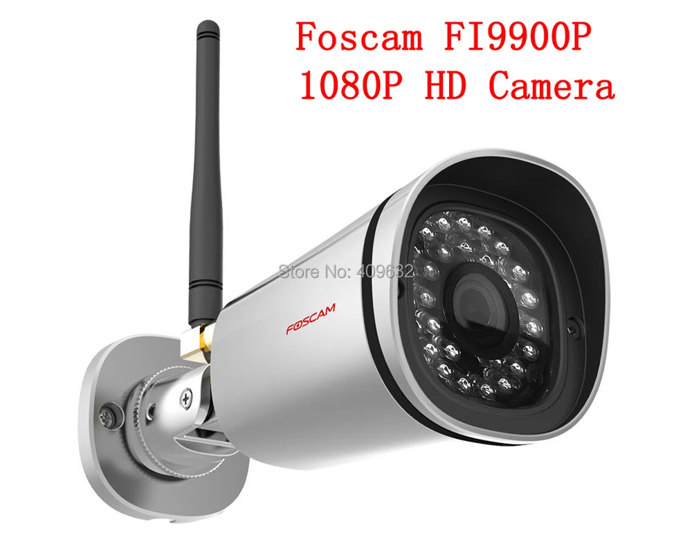 Foscam FI9900P HD 1080 P Открытый Wi-Fi безопасности Камера всепогодный IP66 Пуля IP Камера