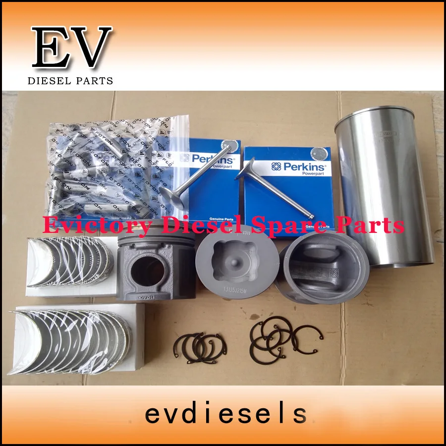 Поршень LOVOL 1003G14 T3135J215M и комплект поршневых колец T4181A026 + гильза цилиндра T721020007