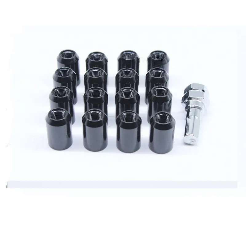 16pcs Racing Wheel Lug Nuts Aluminum M12x1.25 Locking For Subaru Suzuki