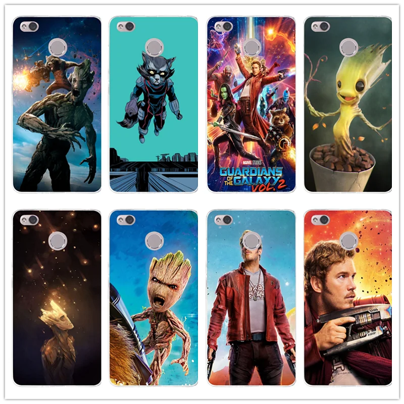 

Soft TPU Mobile Phone Cases for Xiaomi Redmi Mi Note 2 3 3S 4 4A 4X 5 5X 5S 5A 6 6X A1 Pro Plus Coque Guardians of the Galaxys