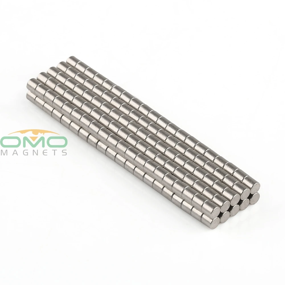 

OMO Magnetics 1000pcs N35 Dia 2.5mm x 2.5mm Thickness Disc Rare Earth Neo Neodymium Magnets Wholesale