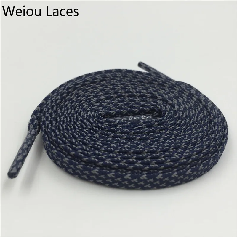 Weiou Night Run High Light 3M Flat Reflective Shoe Lace Trekking Boots Bootlace Shoelaces For Adults Kids Sports Ultra boots 350