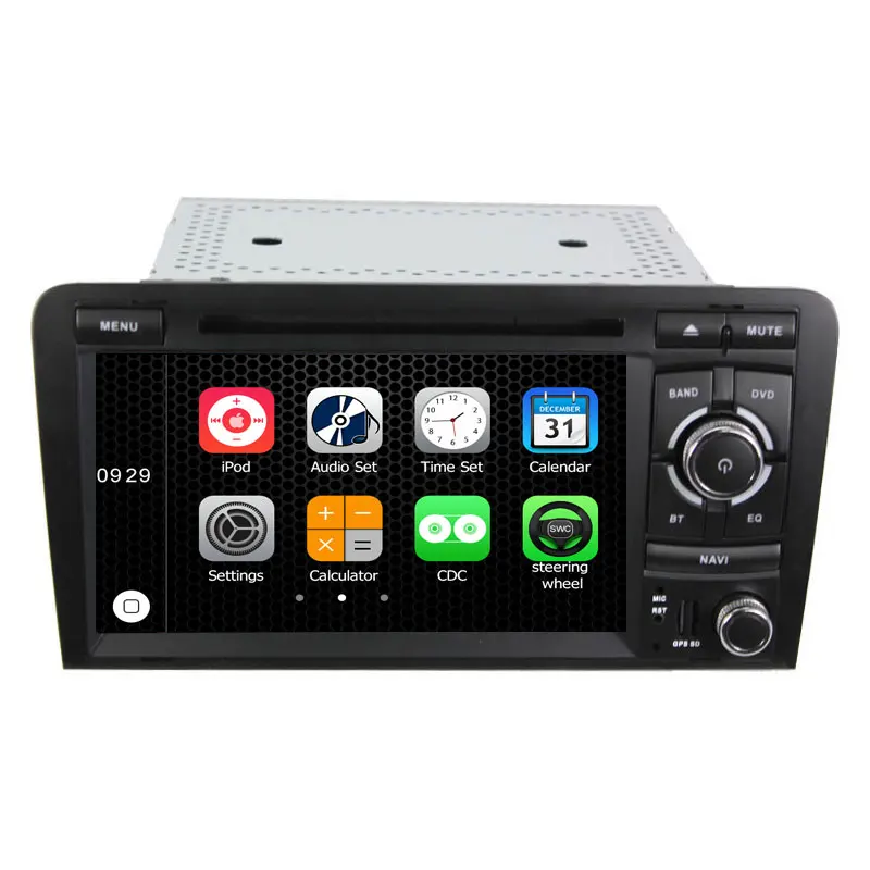 Два гама 7 дюймов машинный DVD проигрыватель для Audi/A3/S3 2003 2012 Canbus радио GPS Bluetooth