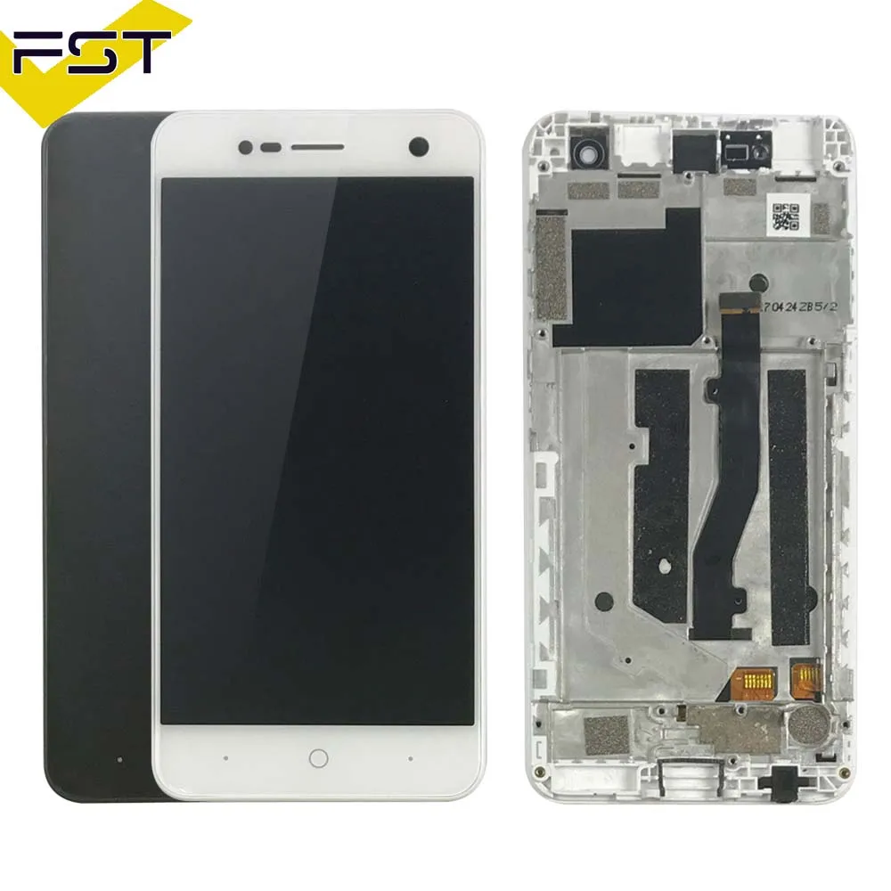 

For ZTE Blade V8 mini LCD Display+Touch Screen Assembly With Frame Replacement Parts Cell Phone Accessories+Tools+Adhesive