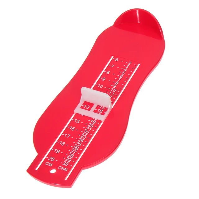 7 Colors Kid Infant Foot Measure Gauge Shoes Size Measuring Ruler Tool