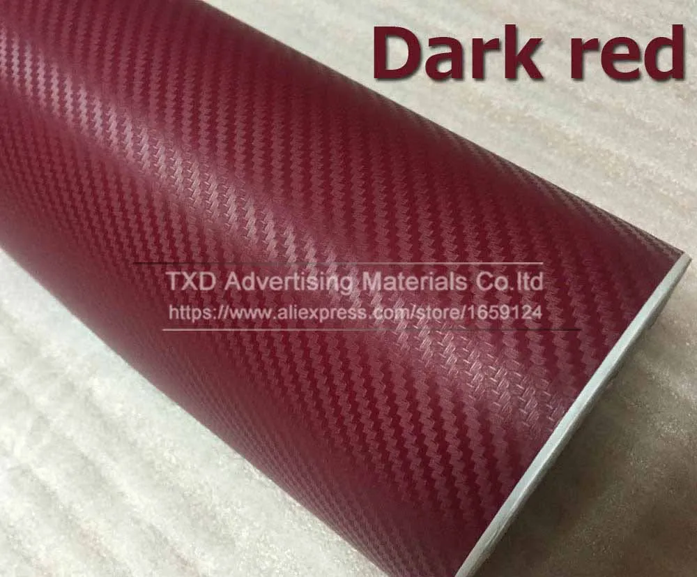50/" 3D Texture Black Carbon Fiber Sticker Vinyl Decal Film Wrapping Sheet C93