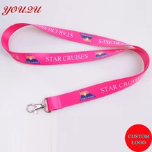 Изготовленный на заказ ваш логотип сублимационный шнурок ремни подарки продвижение шнурок Пользовательский логотип напечатанный шнурок