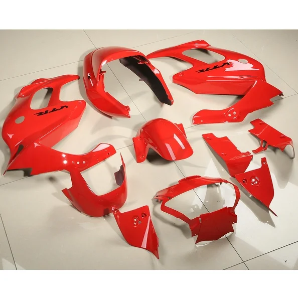 ABS пластиковый обтекатель кузова комплект подходит для Honda VTR1000F 1997-2005 98 99 01 02 4А ABS пластиковый обтекатель кузова комплект подходит для Honda VTR1000F 1997-2005 98 99 01 02 4А