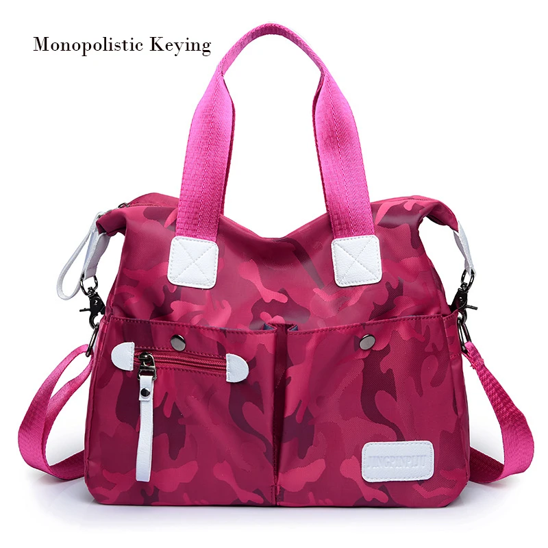 

2018 Ladies Bag New Ms. Fashion Casual Waterproof Tote Practical Weekend Travel Bag Sling Bag Women Camo Shoulder Messenger Bags