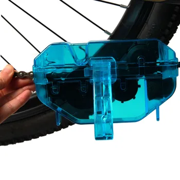 

HobbyLane Bicycle bike Chain Cleaner Road Machine Dry Scrubber Wash Tool Kit Plastic Mountaineer Chain Cleaning Accessories