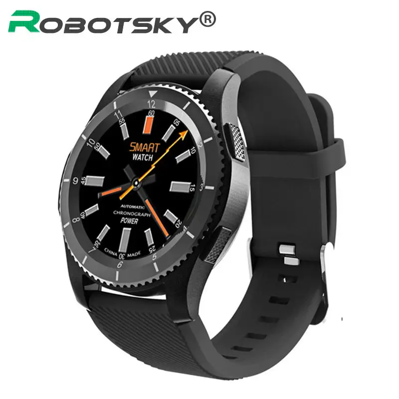 

Smartwatch Bluetooth 4.0 Support SIM Card Call Message Reminder Heart Rate Sleep Monitor Smart watches For Android Apple Phone