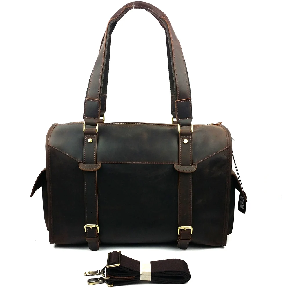 

2017 New Arrival Designer Handbags High Quality Genuine Leather Travel Bag Men Bags Vintage Luggage Large Duffle Weekend 6237